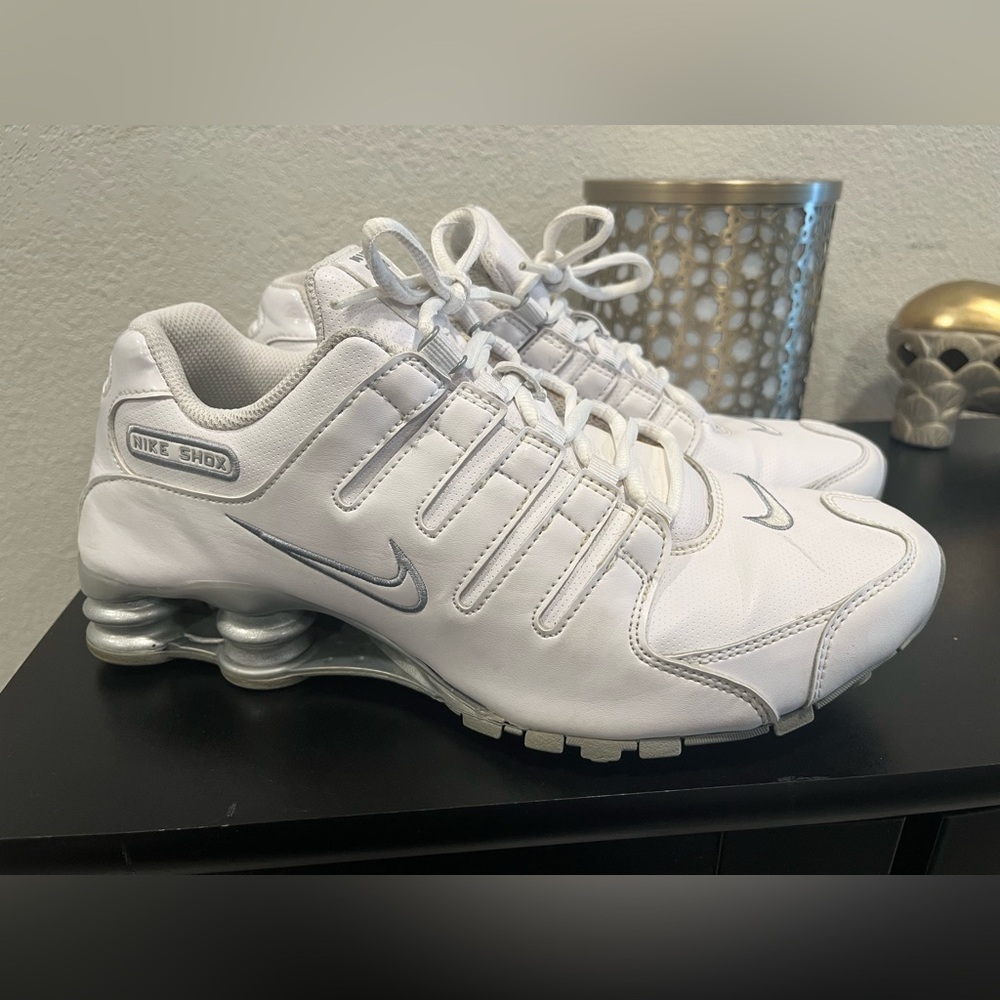 Nike Shox NZ SL 'White Metallic Silver' (women)